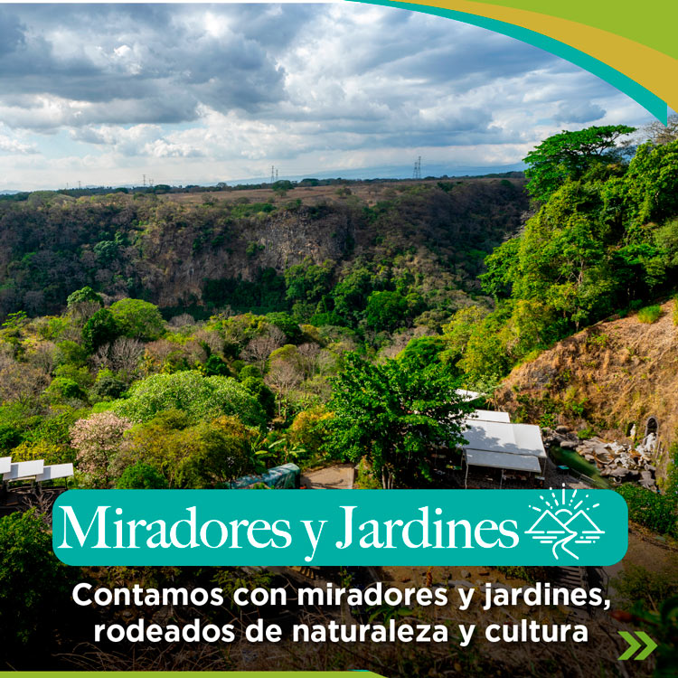 Jardines con miradores y Arte