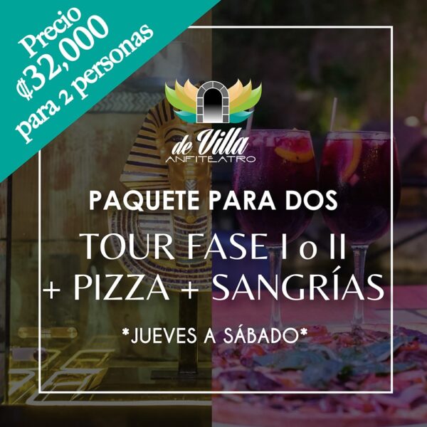 Paquete para Parejas: Tour + Pizza + Sangrías