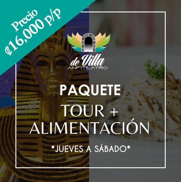 Paquete Tour + Alimentación